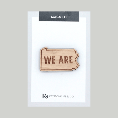 Pennsylvania Magnet Pack – Birch Wood Magnets | Magnetic Photo Holders & Paper Clips Magnet - YinzerShop