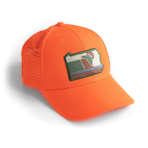 Pennsylvania Outdoor Hat - The Bucks Adjustable Patch Hat With Camo Logo Hat - YinzerShop