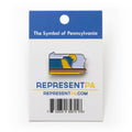 Pennsylvania Pride Pin – RepresentPA Soft Enamel Lapel Pin With Polished Silver Finish Enamel Pin - YinzerShop