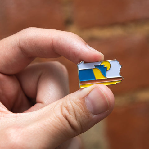 Pennsylvania Pride Pin – RepresentPA Soft Enamel Lapel Pin With Polished Silver Finish Enamel Pin - YinzerShop