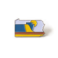 Pennsylvania Pride Pin – RepresentPA Soft Enamel Lapel Pin With Polished Silver Finish Enamel Pin - YinzerShop