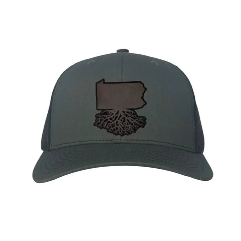 Pennsylvania Roots Patch Trucker Hat | WearYourRoots Snapback Hat WYR   