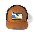Pennsylvania Snapback Hat - RepresentPA Trucker Patch Hat With Embroidered Logo Snapback Hat - YinzerShop