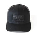 Pennsylvania Snapback Hat - Stylish Black Meshback Trucker Patch Hat With PA Symbol Snapback Hat - YinzerShop