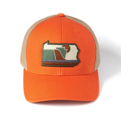 Pennsylvania Snapback Hat - The Grouse | Structured Front Cap, Camo Patch Hat Snapback Hat - YinzerShop