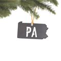 Pennsylvania Steel Ornament – Handmade Recycled Holiday Decoration by Keystone Steel Co. Holiday Ornaments - YinzerShop