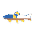 Pennsylvania Trout Sticker - RepresentPA Durable Vinyl Weatherproof Car Decal Sticker - YinzerShop