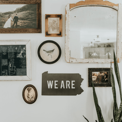 Pennsylvania Wall Decor - Rustic Steel State Wall Art by KEYSTONE STEEL CO. Wall Decor - YinzerShop