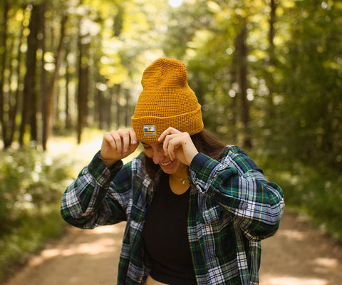 Pennsylvania Winter Beanie - The Pinchot Waffle Knit Adjustable Cuff Hat Beanie - YinzerShop