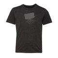 Pennsylvania Youth Crewneck Tee | WearYourRoots Kids T-Shirt - YinzerShop