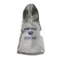 Pet Hooded Crewneck | Penn State University Athletic Gray Hoodie With Velcro Neck Closure Pet Hooded Crewneck - YinzerShop