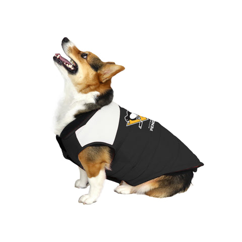 Pet Puffer Vest – Pittsburgh Penguins Quilted Dog Winter Vest With Reflective Stripe Pet Parka Vest - YinzerShop