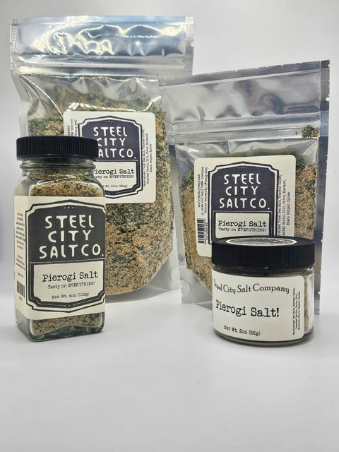 Pierogi Salt | Enhance Food Flavor with Gourmet Sea Salt & Artisan Blend by Steel City - YinzerShop