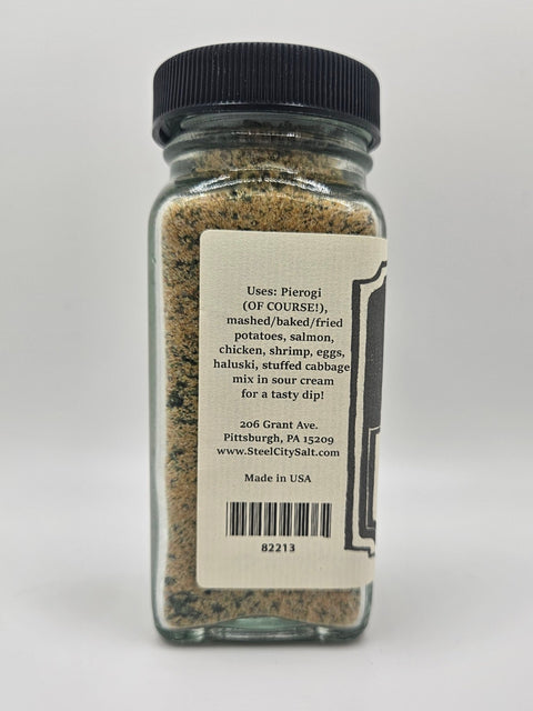 Pierogi Salt | Enhance Food Flavor with Gourmet Sea Salt & Artisan Blend by Steel City - YinzerShop