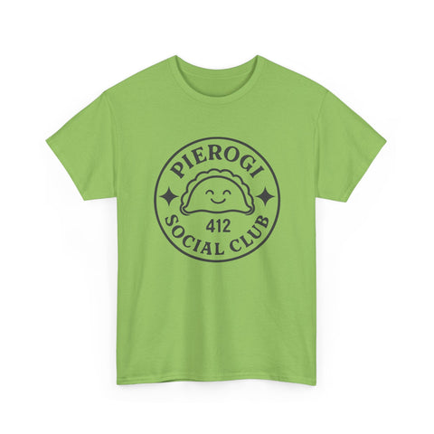 Pierogi Social Club - Unisex Heavy Cotton Tee T-Shirt - YinzerShop