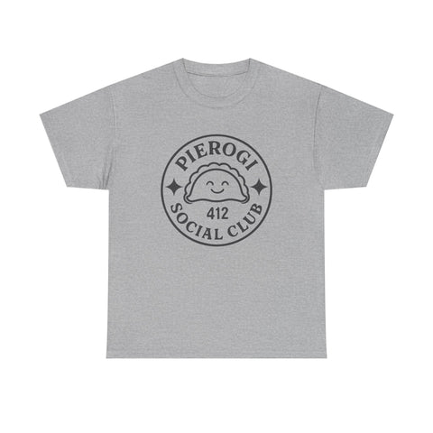Pierogi Social Club - Unisex Heavy Cotton Tee T-Shirt - YinzerShop