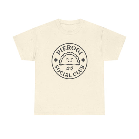 Pierogi Social Club - Unisex Heavy Cotton Tee T-Shirt - YinzerShop
