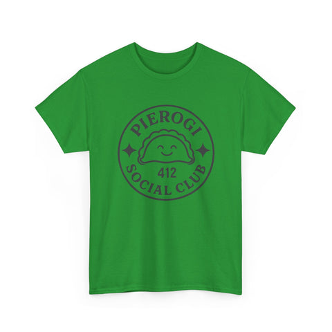 Pierogi Social Club - Unisex Heavy Cotton Tee T-Shirt - YinzerShop