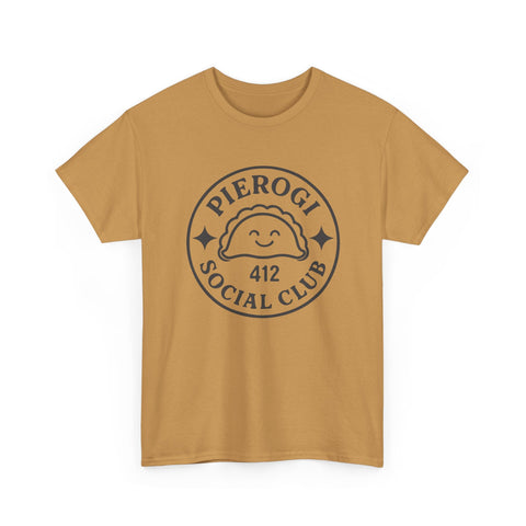 Pierogi Social Club - Unisex Heavy Cotton Tee T-Shirt - YinzerShop