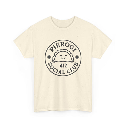 Pierogi Social Club - Unisex Heavy Cotton Tee T-Shirt - YinzerShop