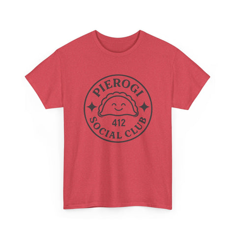 Pierogi Social Club - Unisex Heavy Cotton Tee T-Shirt - YinzerShop
