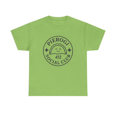 Pierogi Social Club - Unisex Heavy Cotton Tee T-Shirt - YinzerShop