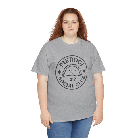 Pierogi Social Club - Unisex Heavy Cotton Tee T-Shirt - YinzerShop