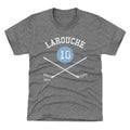 Pierre Larouche T-Shirt - Kids Crewneck Short Sleeve Tee | Pittsburgh Hockey Shirt Kids T-Shirt - YinzerShop