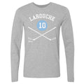 Pierre Larouche T-Shirt - Pittsburgh Hockey Shirt | Cotton Crewneck Long Sleeve Tee Men's Long Sleeve T-Shirt - YinzerShop