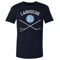 Pierre Larouche T-Shirt - Pittsburgh Hockey Shirt | Cotton Crewneck Short Sleeve Tee Men's Cotton T-Shirt - YinzerShop