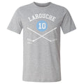 Pierre Larouche T-Shirt - Pittsburgh Hockey Shirt | Cotton Crewneck Short Sleeve Tee Men's Cotton T-Shirt - YinzerShop