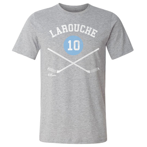 Pierre Larouche T-Shirt - Pittsburgh Hockey Shirt | Cotton Crewneck Short Sleeve Tee Men's Cotton T-Shirt - YinzerShop