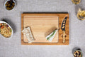 Ohio State Buckeyes - Icon Glass Top Cutting Board & Knife Set  Picnic Time Family of Brands   