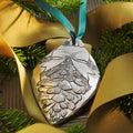 Pinecone Bulb Ornament – Wendell August Forge Rustic Aluminum Holiday Decor Charm - YinzerShop