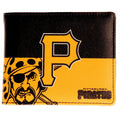 Pirates Bi-Fold Wallet - Officially Licensed Pittsburgh Pirates Durable Vinyl Wallet Wallet - YinzerShop