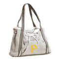 Pirates Hoodie Purse - Licensed Sports Bag With Embroidered Logo & Drawstring Closure Purse - YinzerShop