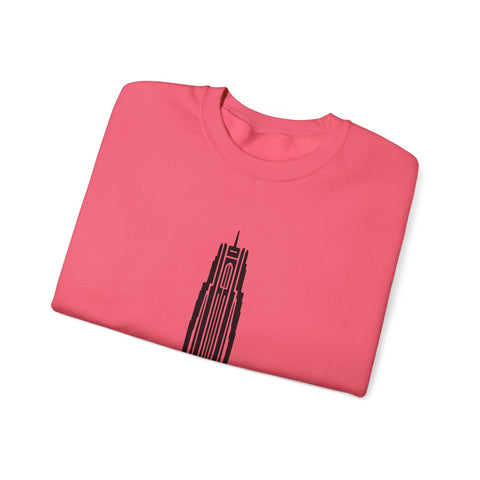 Pitt Cathedral of Learning - Heavy Blend™ Crewneck Sweatshirt Sweatshirt - YinzerShop
