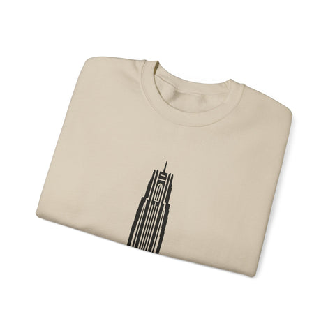 Pitt Cathedral of Learning - Heavy Blend™ Crewneck Sweatshirt Sweatshirt - YinzerShop
