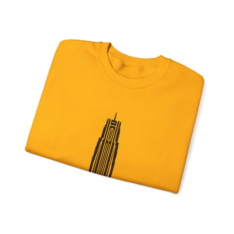 Pitt Cathedral of Learning - Heavy Blend™ Crewneck Sweatshirt Sweatshirt - YinzerShop