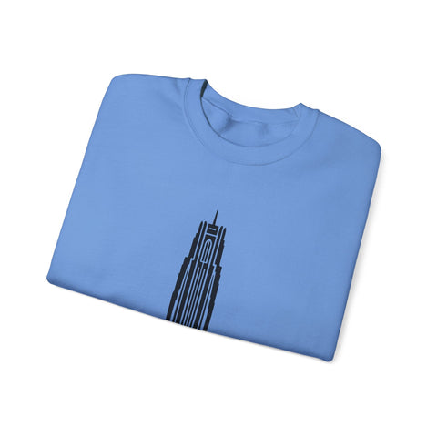 Pitt Cathedral of Learning - Heavy Blend™ Crewneck Sweatshirt Sweatshirt - YinzerShop