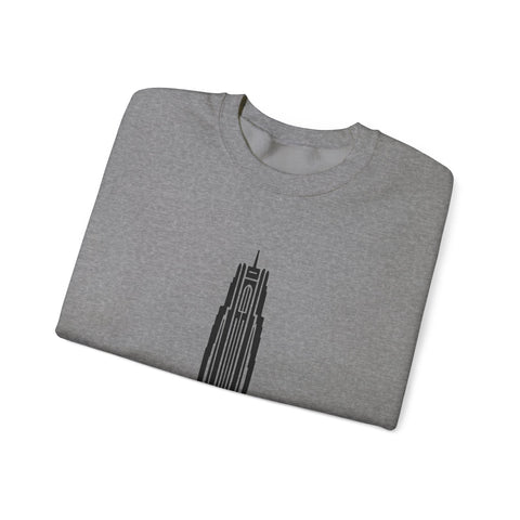 Pitt Cathedral of Learning - Heavy Blend™ Crewneck Sweatshirt Sweatshirt - YinzerShop