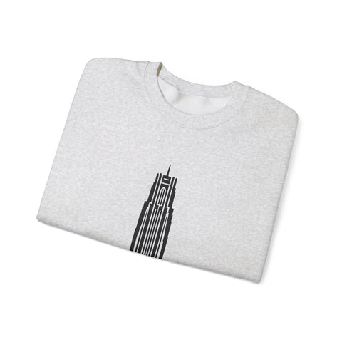 Pitt Cathedral of Learning - Heavy Blend™ Crewneck Sweatshirt Sweatshirt - YinzerShop