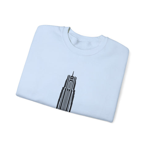 Pitt Cathedral of Learning - Heavy Blend™ Crewneck Sweatshirt Sweatshirt - YinzerShop