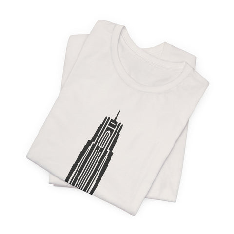 Pitt Cathedral of Learning - Unisex Jersey Short Sleeve Tee T-Shirt - YinzerShop