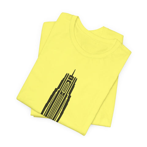 Pitt Cathedral of Learning - Unisex Jersey Short Sleeve Tee T-Shirt - YinzerShop