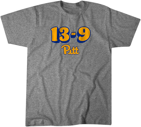 Pitt Football: 13-9 T-Shirt - YinzerShop