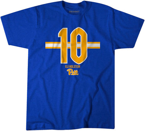 Pitt Football: Eli Holstein 10 Stripe CFB_NIL - YinzerShop