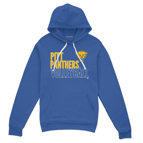 Pitt Volleyball: Text Logo Overlay Pittsburgh Panthers-College Other - YinzerShop