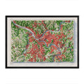 Pittsburgh 1960 Map – Vintage Pittsburgh Print | Shaded Relief Map Art Poster Vintage Relief - YinzerShop