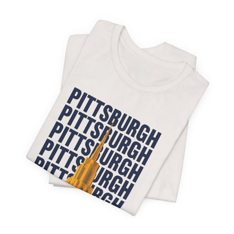 Pittsburgh Art Deco - Unisex Jersey Short Sleeve Tee T-Shirt - YinzerShop